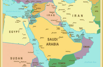 Map of the Middle East