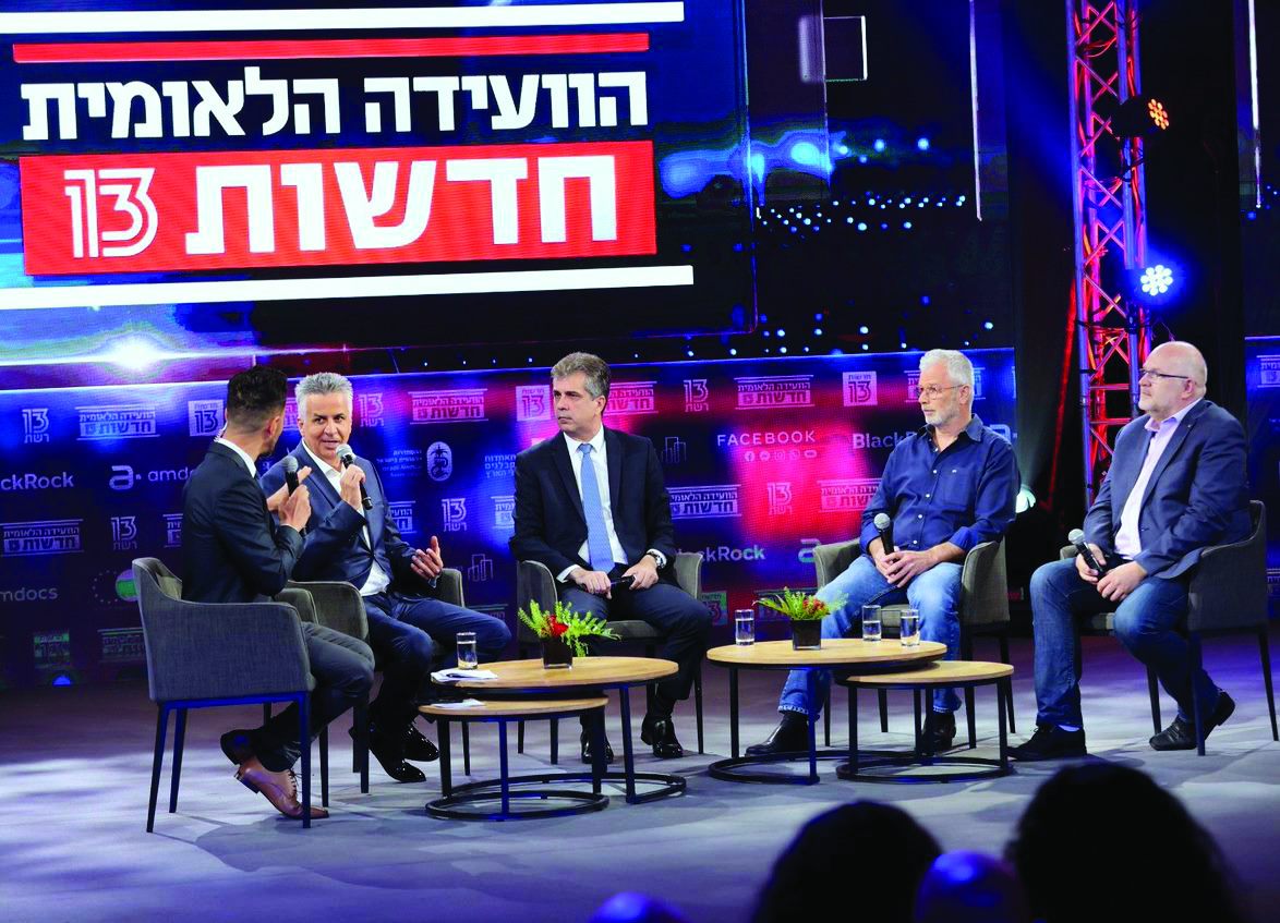 Juergen at Hadashot 13 News