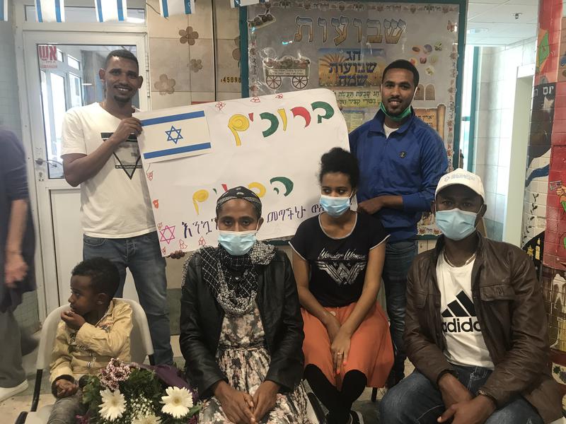 Students in a classroom presenting