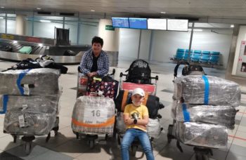 Olims at the airport