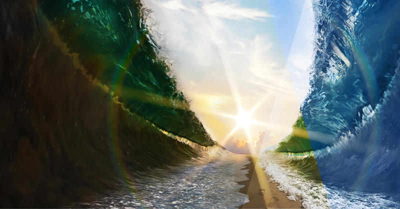 Dividing of the Red Sea