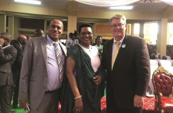 David Parsons, Birlie Belay and the First Lady of Burundi