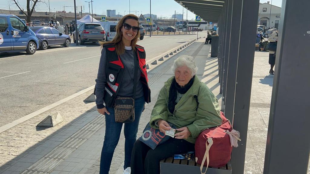 Ukrainian rescue holocaust survivor lady