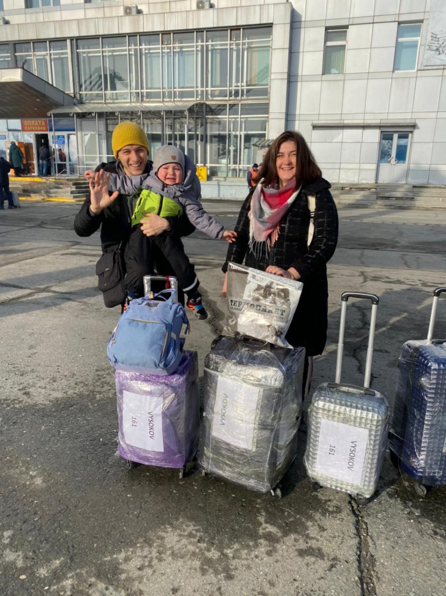 Aliyah FSU flight from Khabarovsk airport