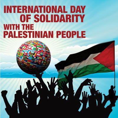 Solidarity poster for Palestinian people