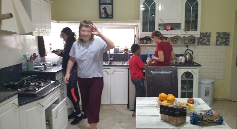 Ladies working in the kitchen