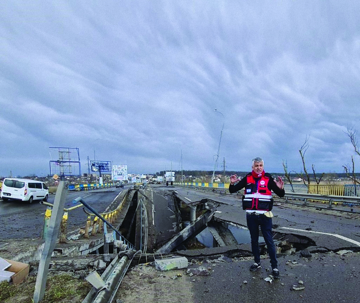 Shimon Sabag on highway