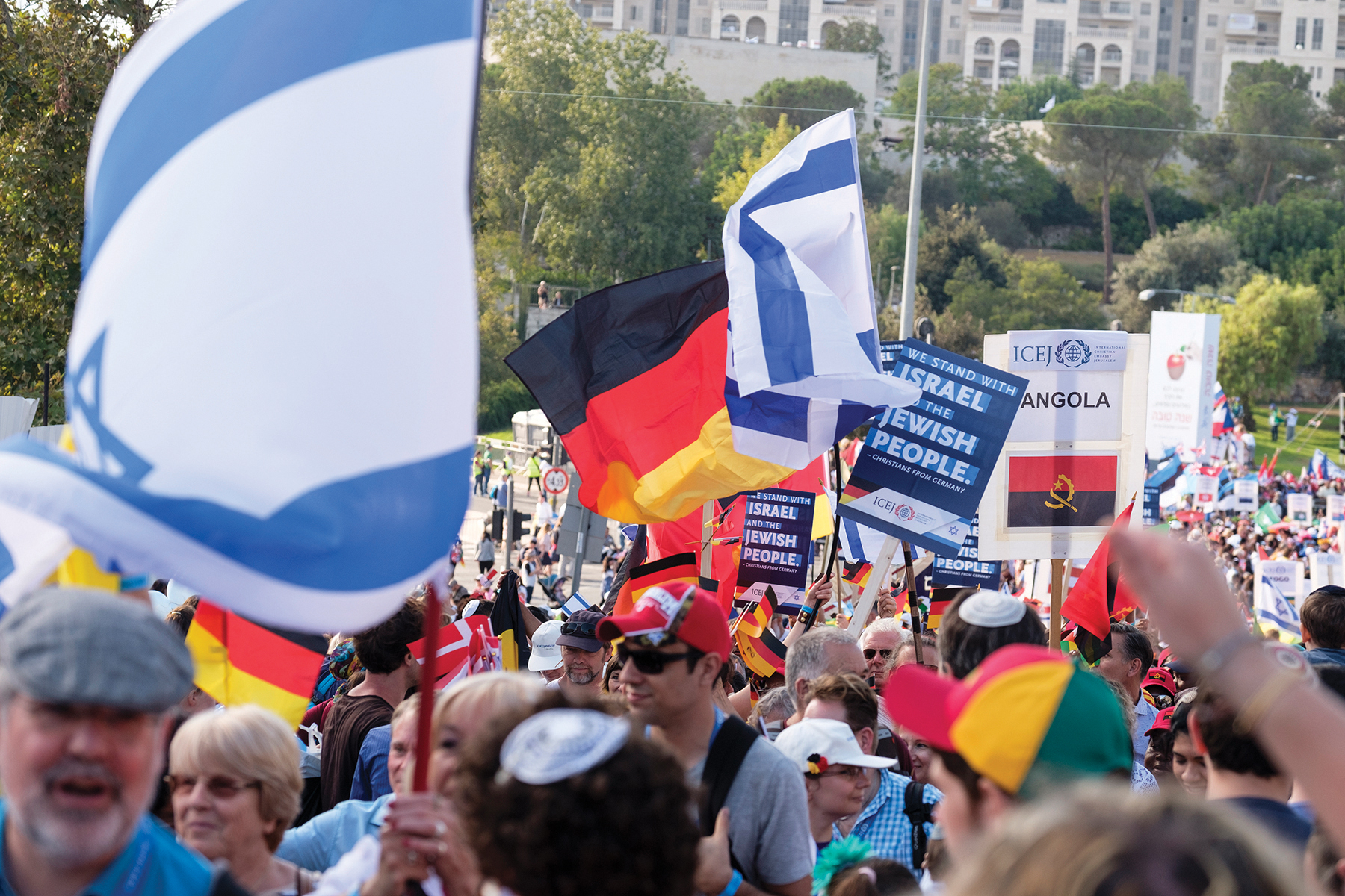 ICEJ Jerusalem March Pilgrims