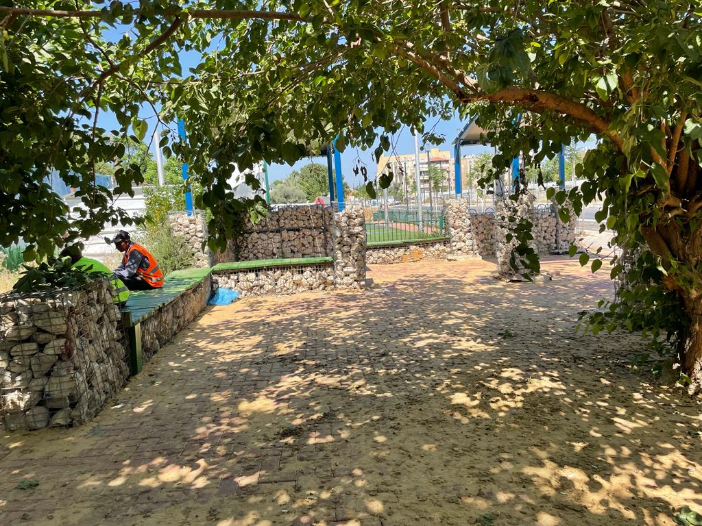 Bench-under-the-shade