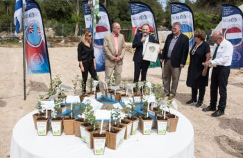 ICEJ leadership and KKL at Tree Planting ceremony