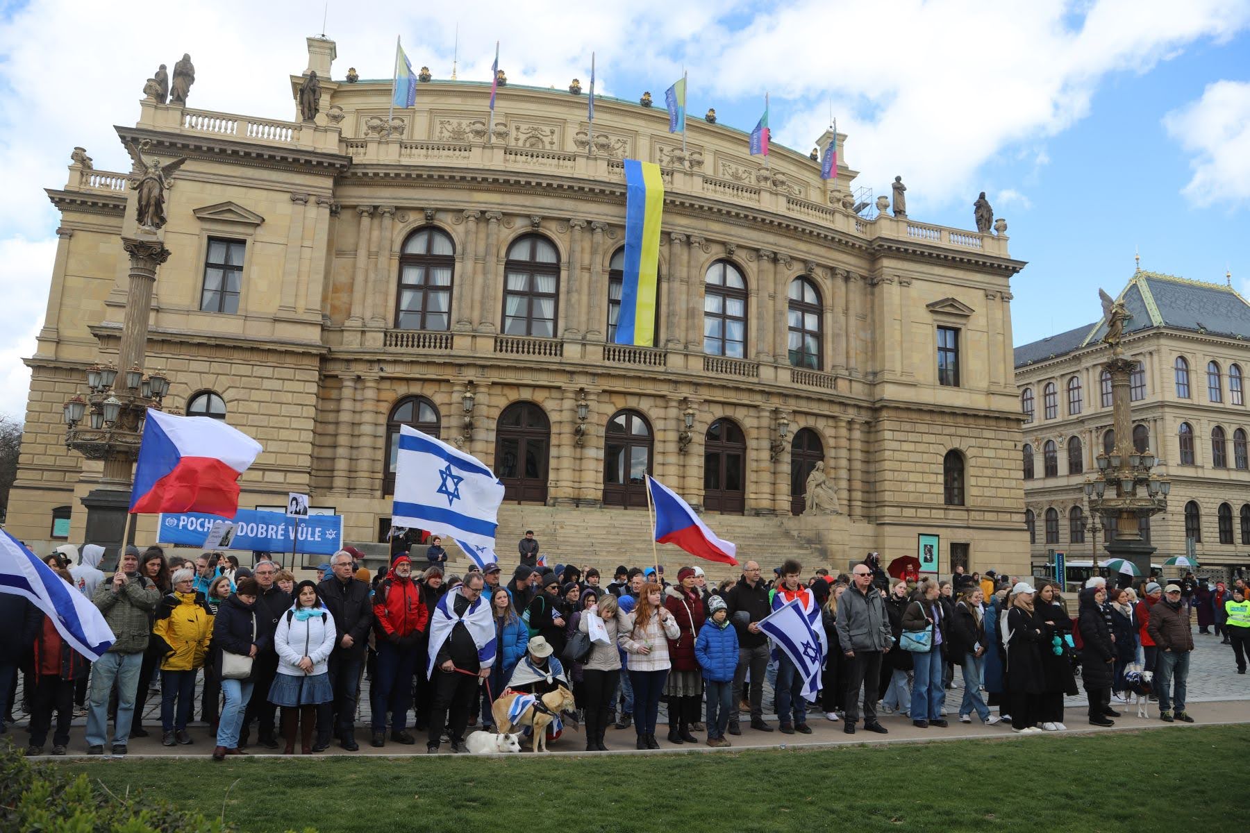 Prague Rallies For Israel