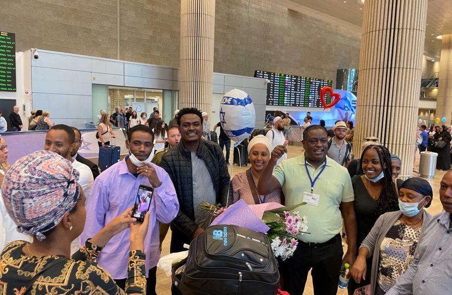Ethiopian family re-unite in Israel