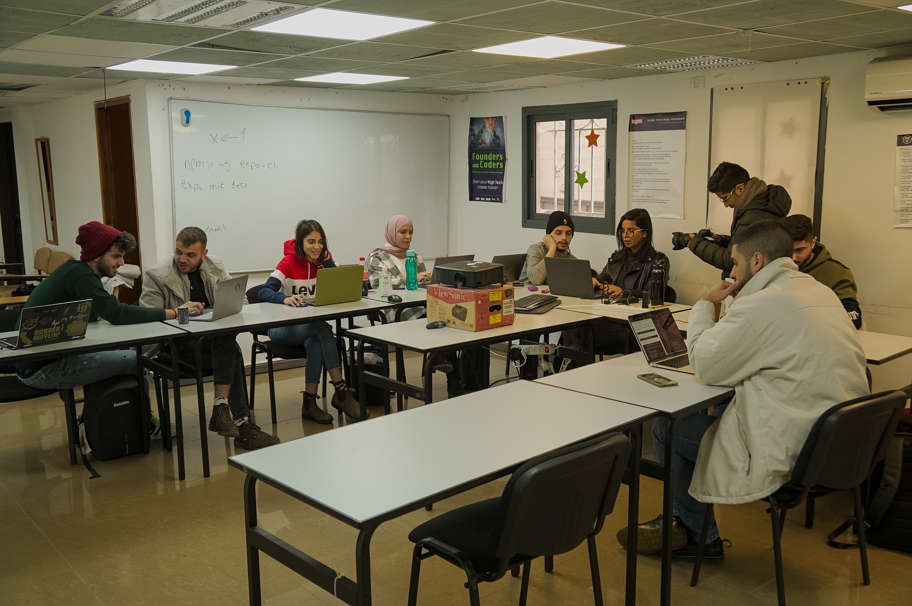 Arab students Coding bootcamp course