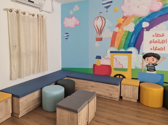 seating in the Haven of calm room