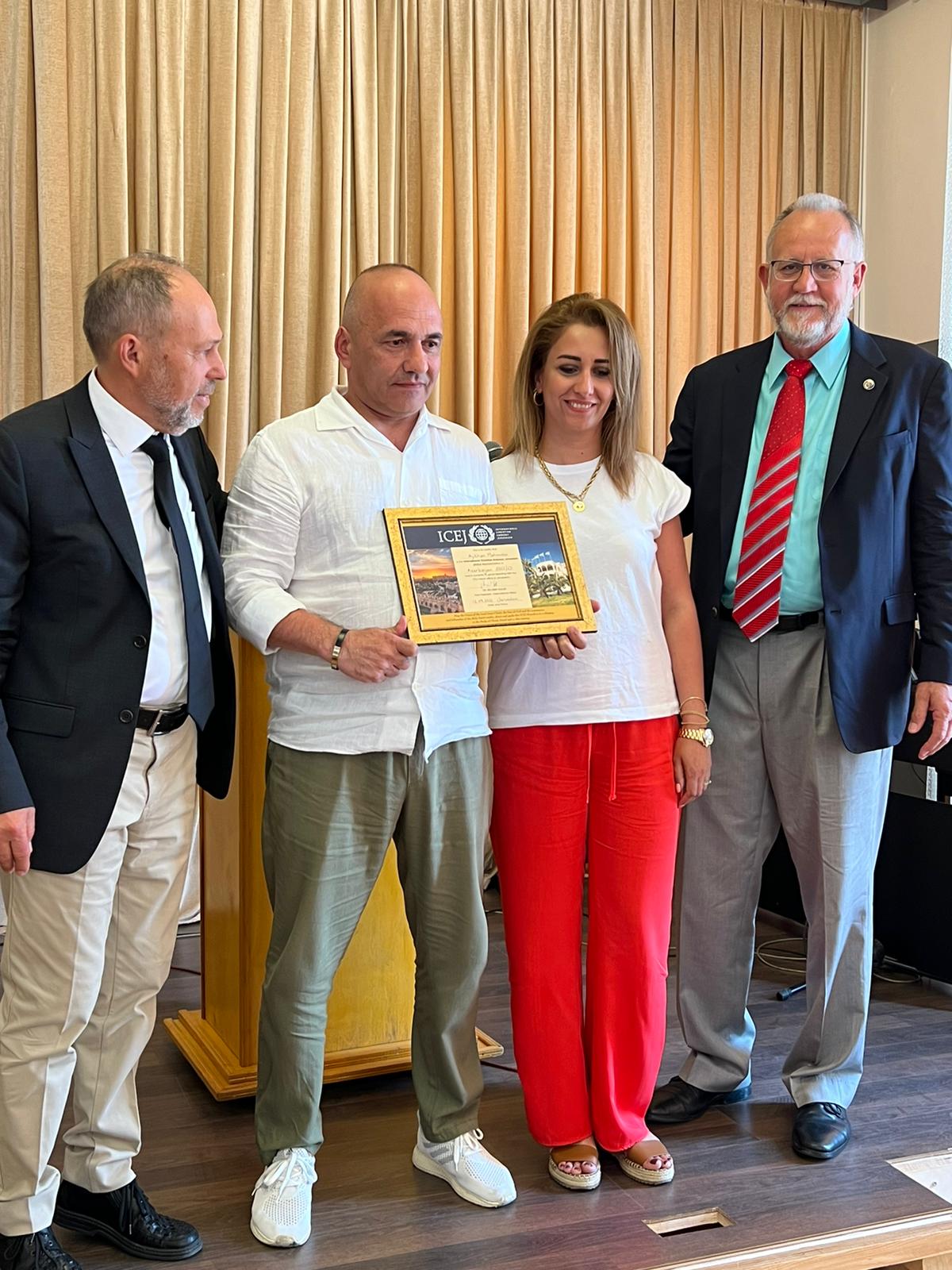 Barry Denison with Aykhan Mahmudov