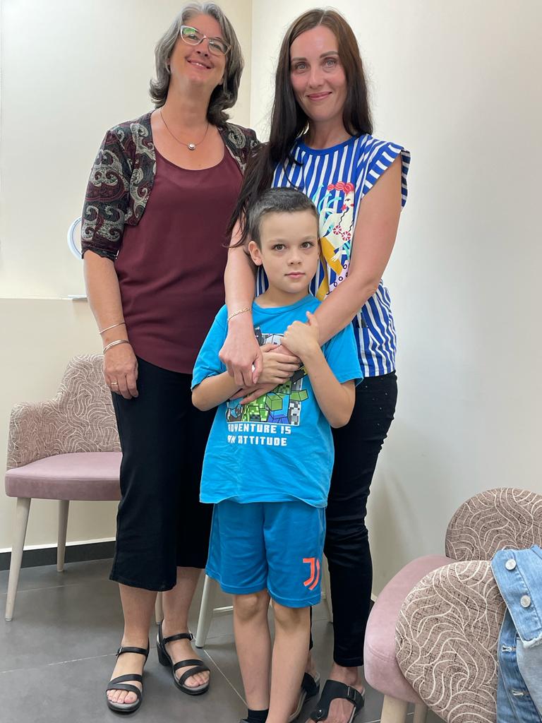 Nicole with Oksana and son, Liev