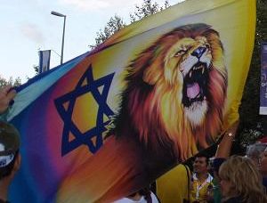 Jerusalem March flag