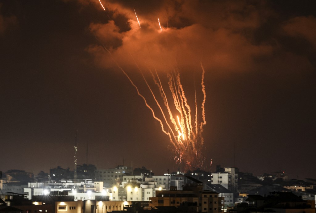 Rockets fired from Gaza towards Israel