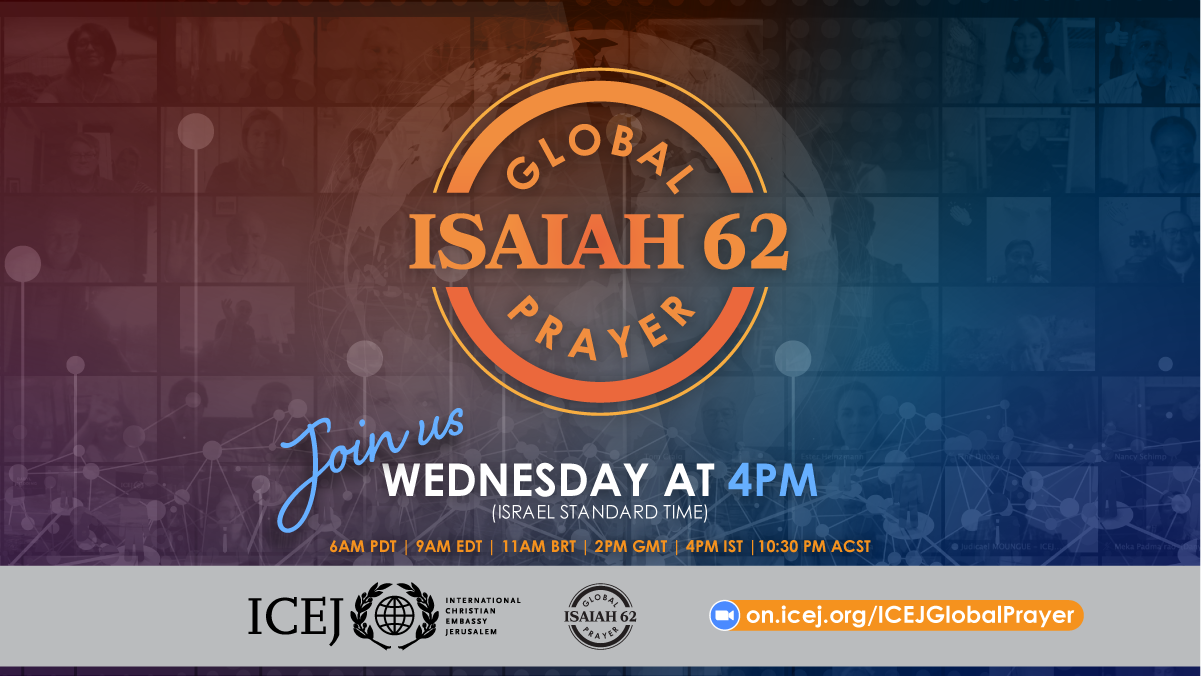 Global Prayer, Isaiah 62, graphic