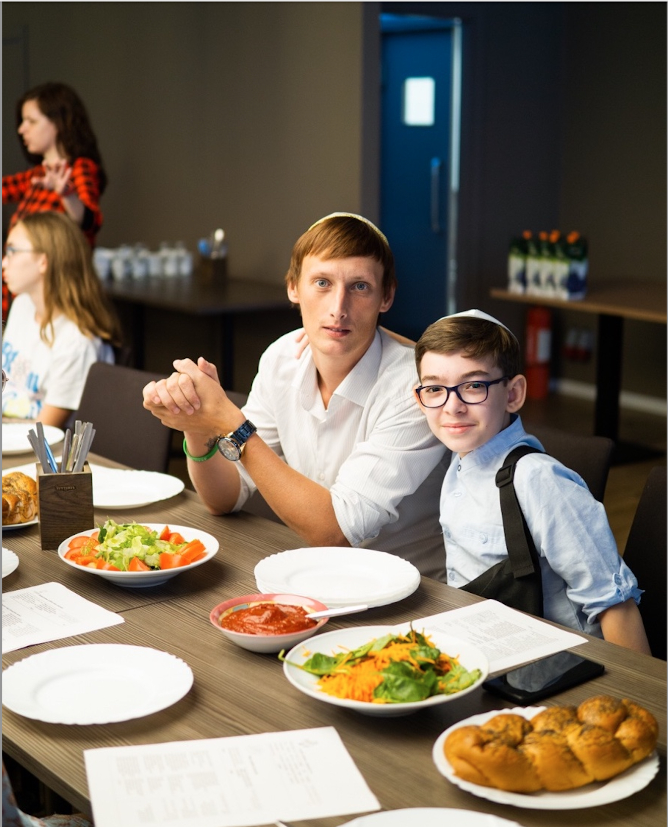 Shabbat celebration for Ukrainian youth at Aliya summer camp