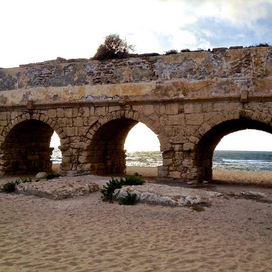 Outpouring the holy spirit in ceasarea