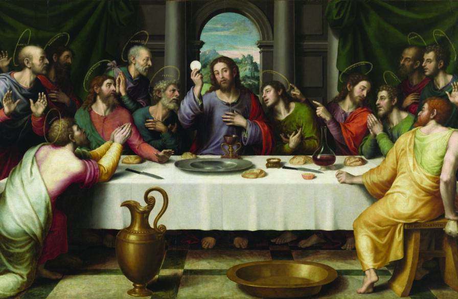The Last Supper by Vicente Juan Macip. Wikimedia Commons