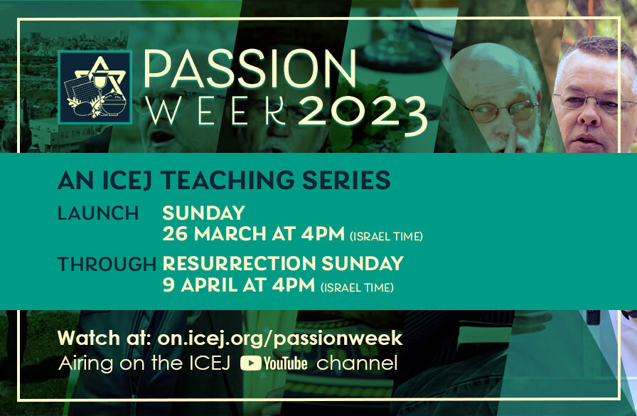 Passion Week Series 26 March to 9 April 2023