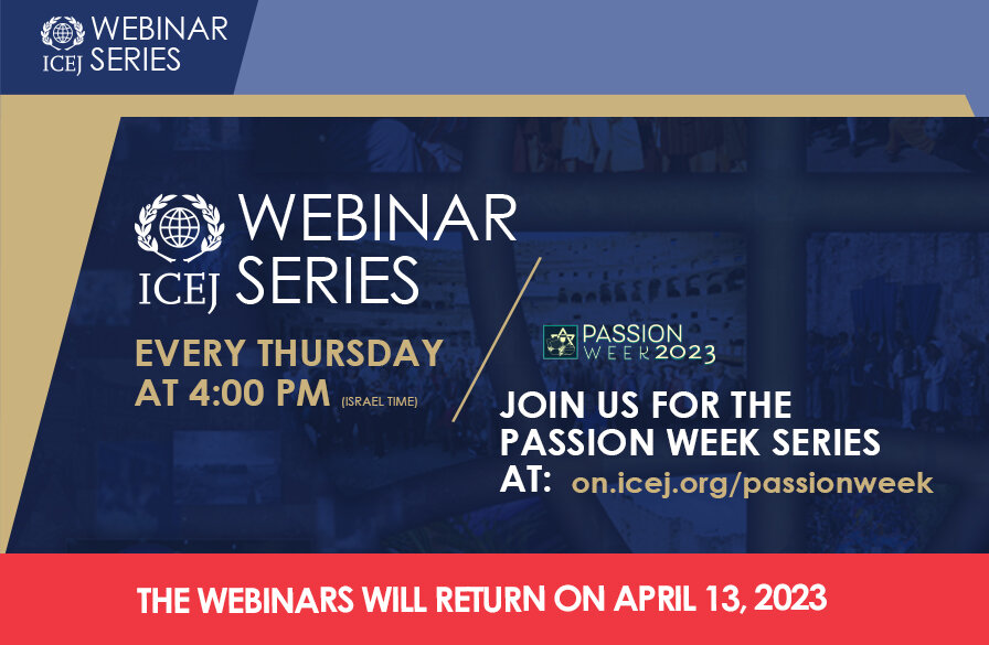 Webinar Series resumes 13April 2023