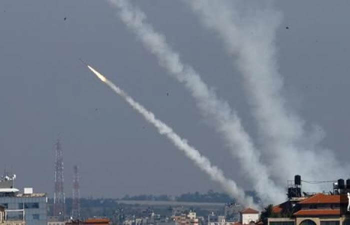 gaza rockets-Reuters