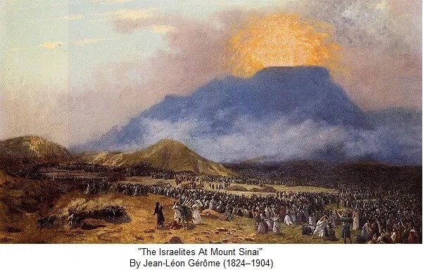 Israelites at Mount Sinai