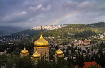 Rain over Jerusalem