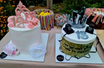 Bat and Bar Mitzvah cakes
