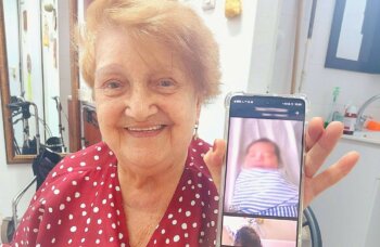 Chaya with great grandchild