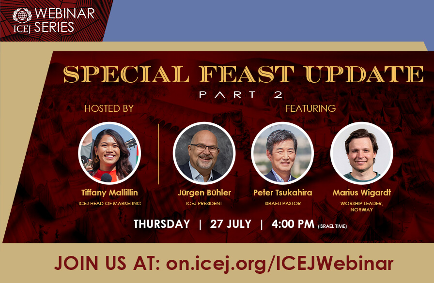 Feast webinar 27 July at 4pm Israel time