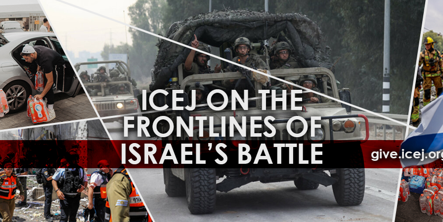 ICEJ on the frontlines of Israel's battle