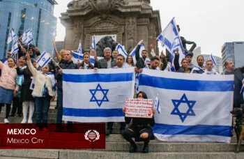 Pro-Israel Rally in Mexico City, Mexico