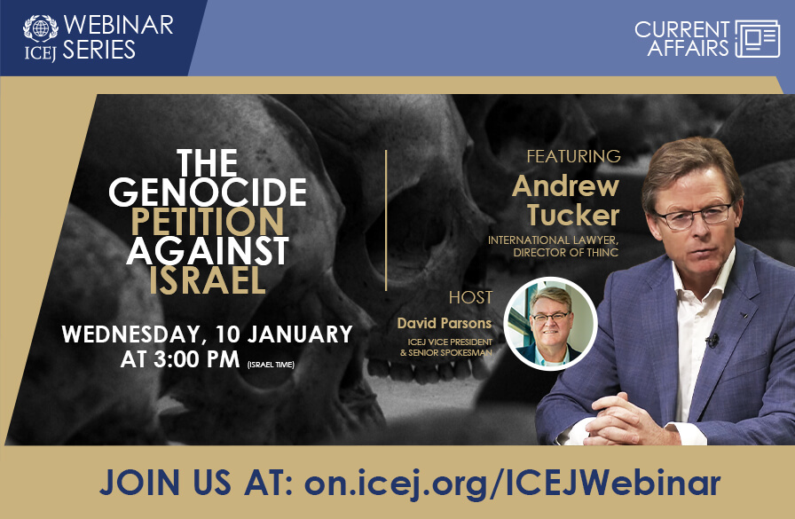 Webinar 10 Jan 2024 The genocide petition against Israel