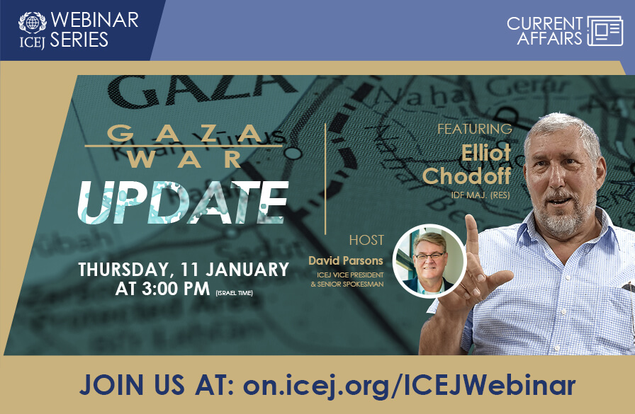 Webinar 11 January: Update on Gaza war