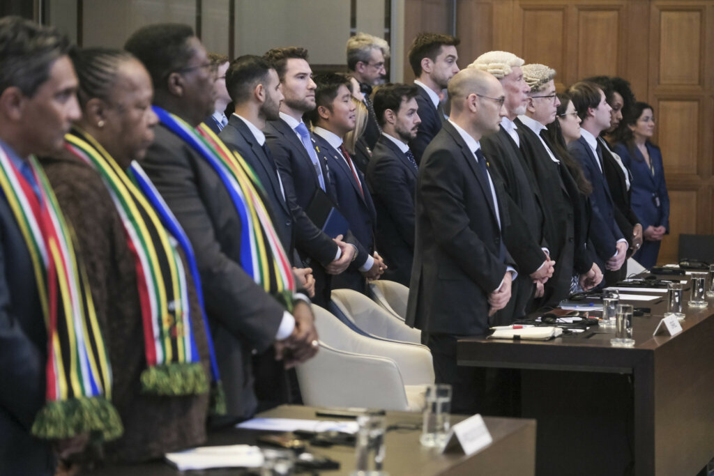 SA & Israeli representatives at The Hague