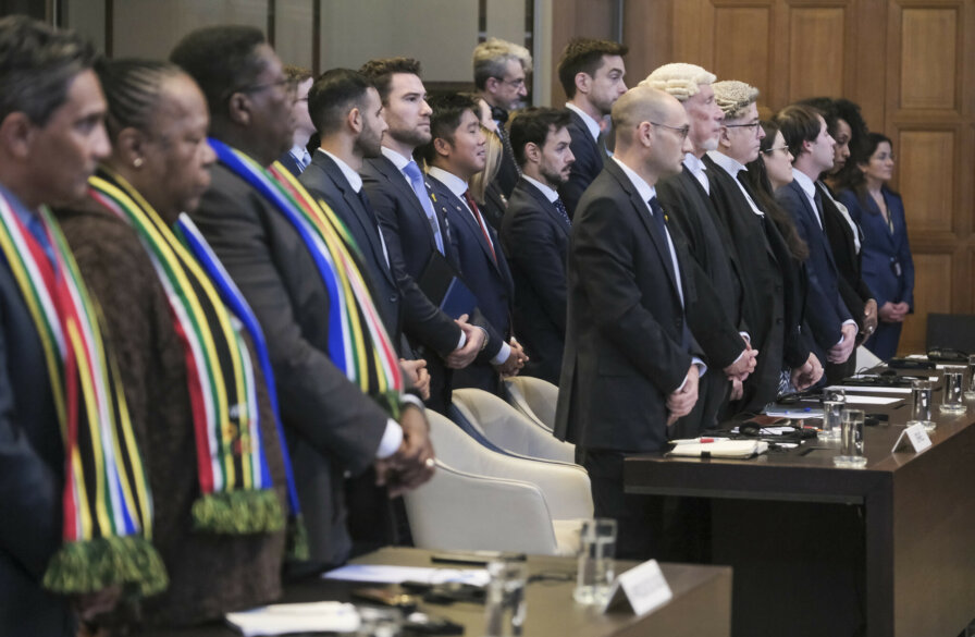 SA & Israeli representatives at The Hague