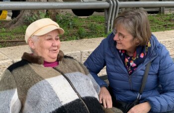 Corrie van Maanen with Tanya