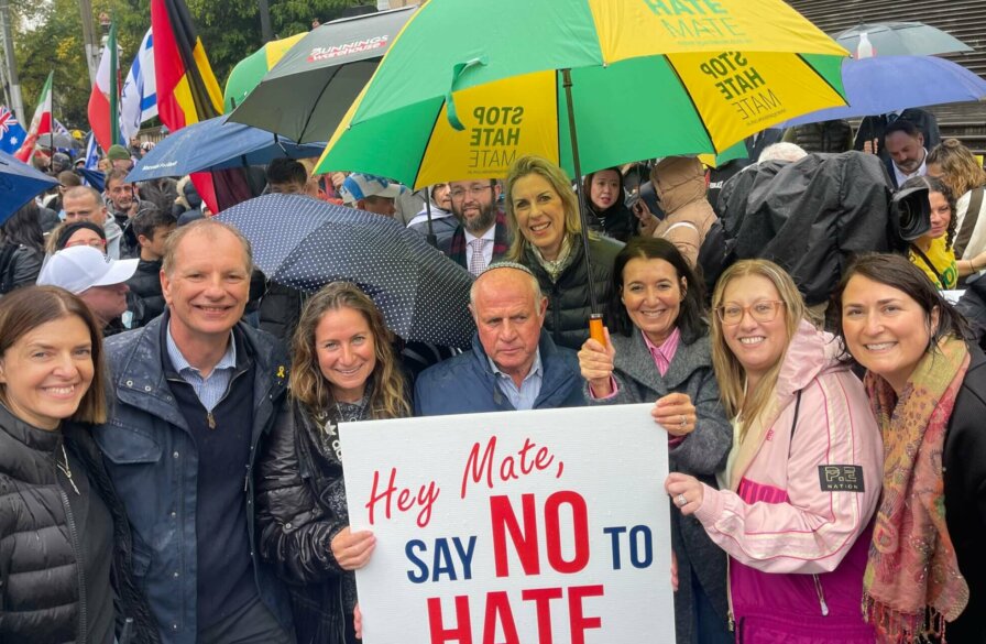 AUS Rally-Hay Mate Poster-Photo Courtesy of David Southwick MP Australia