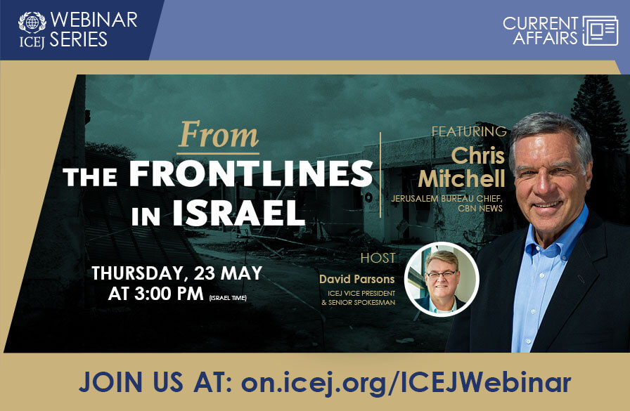 ICEJ Webinar for 23 May 2024