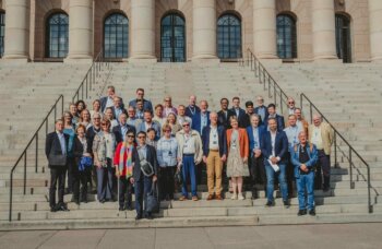 ICEJ leaders visit the Finnish parliament during the annual ILC