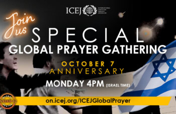 Special Global Prayer Gathering Monday 7 October