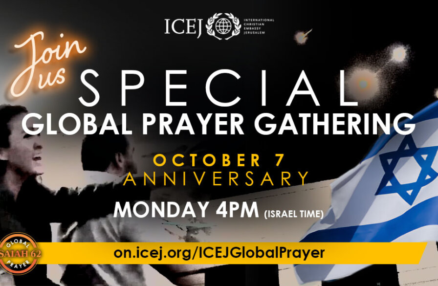 Special Global Prayer Gathering Monday 7 October