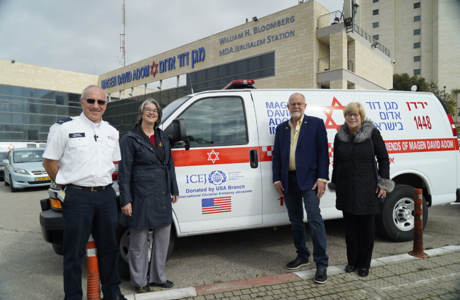 ICEJ donated Ambulance