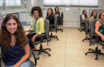 Staff at JAFI Global Call Center