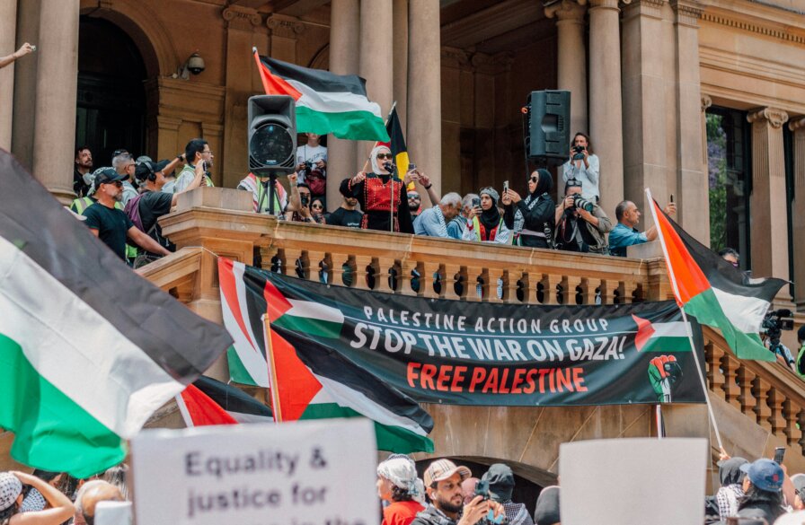 Free Palestine (Credit: Nikolas Gannon/Unsplash)