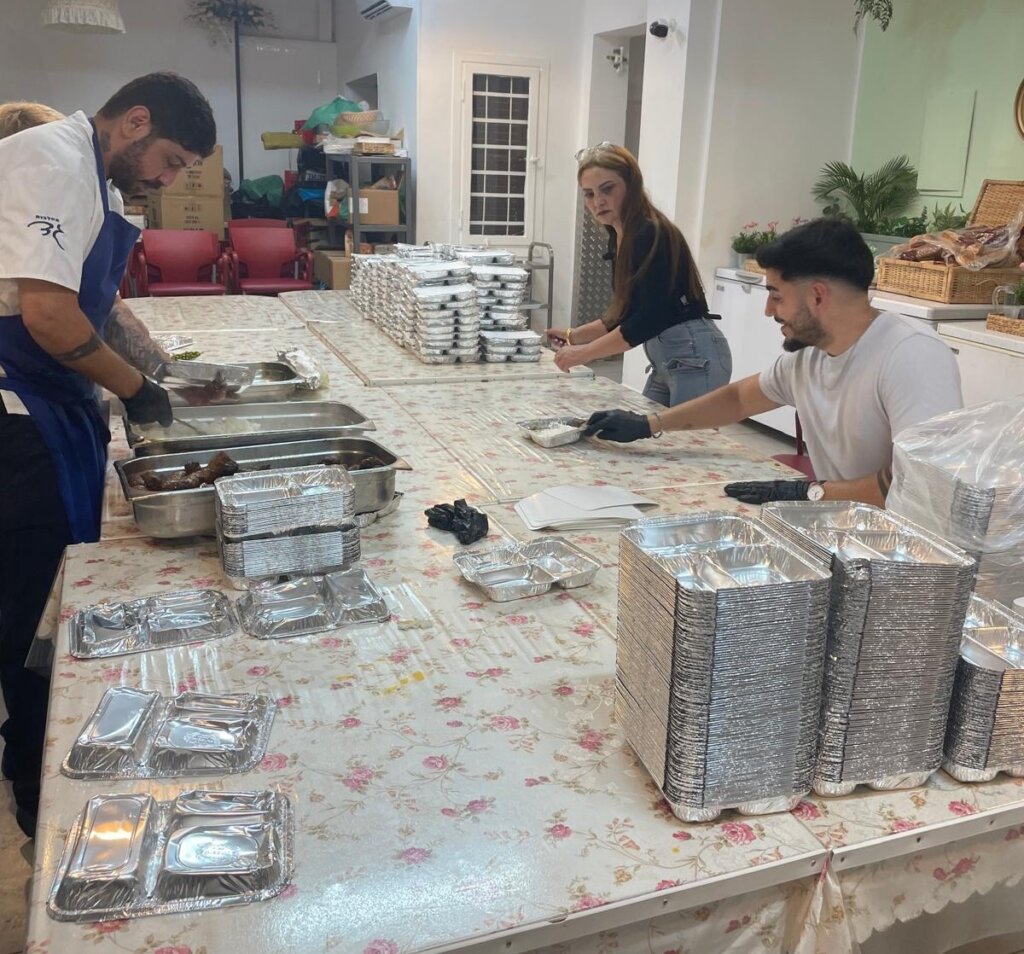 Haifa Home food preparation after 12-day war June 2025.